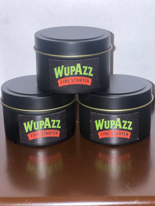 WupAzz fire starter - 4oz tin